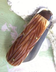 Great Eastern Cutlery Tidioute 363122 ToeNail Clipper Exotic India Jigged Bone NEW