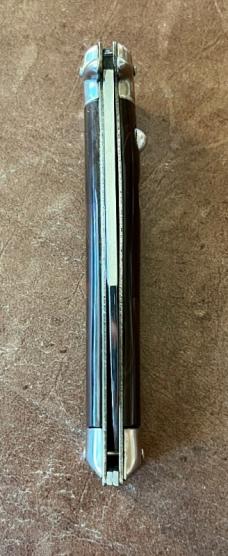 Colonial Shur-Snap Bowtie Fishtail Switchblade Knife, Unused