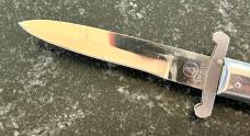 Rare Rizzuto Estileto Milano Variation Switchblade Knife, Penguin On Tang