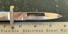 Rare Rizzuto Estileto Milano Variation Switchblade Knife, Penguin On Tang