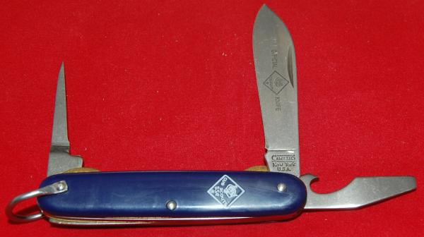 Official BSA #1883 Camillus Cub Scout Knife 3-Blade Hot Stamp Shield 1992 (178)