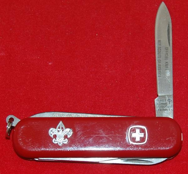 Official BSA #1393 Wenger 'Viceroy' Boy Scout Knife +Box 1982-1986 (146)