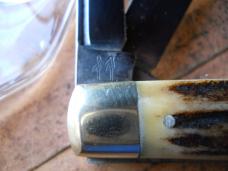 Robt Klaas Germany Stag Tobacco Growers Large Congress Knife