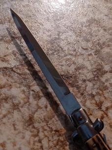11" Vintage Stiletto Italy Stag. Rare kit knife. 