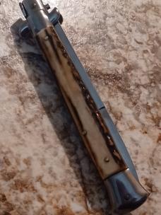 11" Vintage Stiletto Italy Stag. Rare kit knife. 
