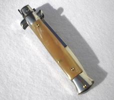 NEW FRANK BELTRAME 9" GENUINE HORN BAYONET BLADE ITALIAN STILETTO