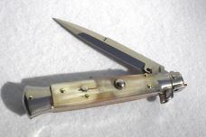 NEW FRANK BELTRAME 9" GENUINE HORN BAYONET BLADE ITALIAN STILETTO