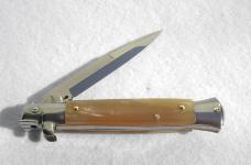 NEW FRANK BELTRAME 9" GENUINE HORN BAYONET BLADE ITALIAN STILETTO