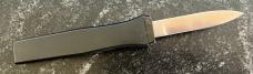 Vintage Black AUTOMATIC STAR Out The Front Switchblade Knife, Korea