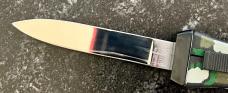 Vintage Camo AUTOMATIC STAR Out The Front Switchblade Knife, Korea