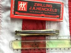 J A Henckels Hand Forged Trapper (HK-5-S) Super Nice Stag Handles -NOS +Orig Box