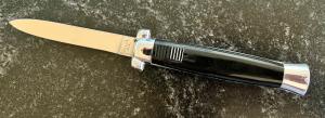 Vintage Out The Front Switchblade Knives, Pre Nato Military, Japan, Unused