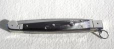 NEW AGA CAMPOLIN 12" FIGHTING KNIFE SICILIANO RING PULL BRAZILIAN HORN 4 MILL BLADE N/S BOLSTER