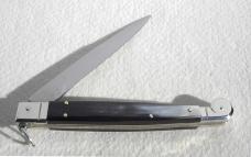 NEW AGA CAMPOLIN 12" FIGHTING KNIFE SICILIANO RING PULL BRAZILIAN HORN 4 MILL BLADE N/S BOLSTER