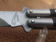 Vintage Jaguar Butterfly Knife