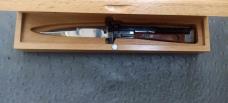 8.75 inch AK-47 switchblade  Auto handmade with wood handles from AK-47 wood with a display box