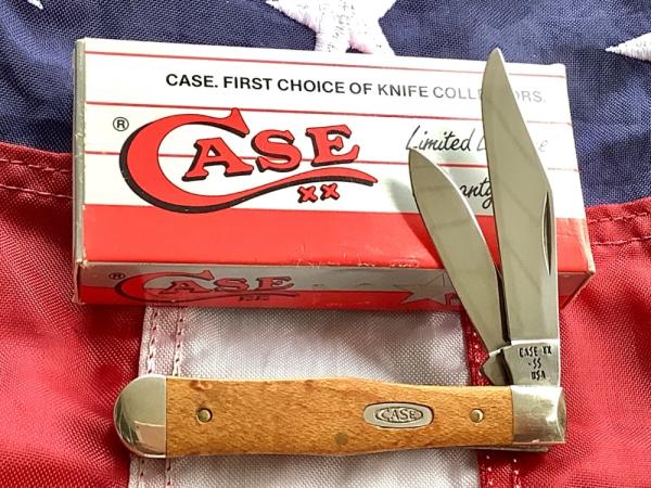 Case xx 1989 Small Cokebottle Knife (7225 1/2 SS) w/ Nice Wood Handles -NOS in Orig Box Case xx 1989 Small Cokebottle Knife (7225 1/2 SS) w/ Nice Wood Handles -NOS in Orig Box