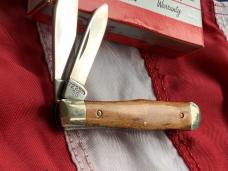 Case xx 1989 Small Cokebottle Knife (7225 1/2 SS) w/ Nice Wood Handles -NOS in Orig Box