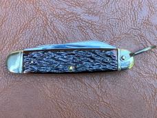 John Primble Belknap Boker USA Scout or Camp Knife  with full Blade Etch!