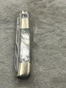 Fight'n Rooster Limited Edition 1 of 600 2 Blade Trapper Mother Of Pearl Pocket Knife (#18)