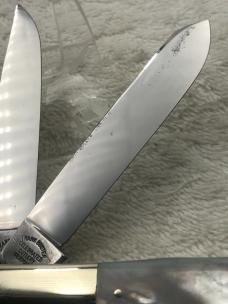 Fight'n Rooster Limited Edition 1 of 600 2 Blade Trapper Mother Of Pearl Pocket Knife (#18)