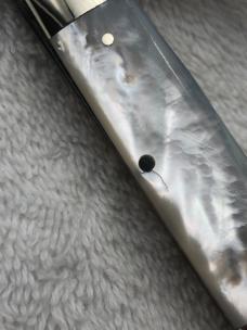 Fight'n Rooster Limited Edition 1 of 600 2 Blade Trapper Mother Of Pearl Pocket Knife (#18)