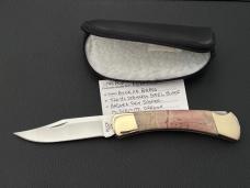 Buck 110 Exotic Badger Den Jasper Lockaback Hunter knife