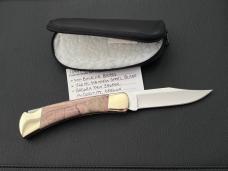 Buck 110 Exotic Badger Den Jasper Lockaback Hunter knife