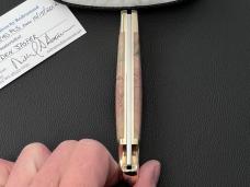 Buck 110 Exotic Badger Den Jasper Lockaback Hunter knife
