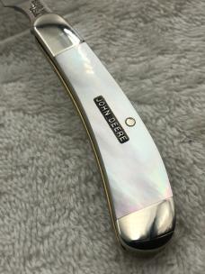 John Deer Collectible Mother Of Pearl Pocket Knife By Bear MGC Made In USA (#27)