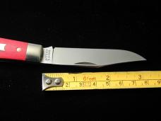 Great Eastern Cutlery GEC Red Linen Micarta Boss Bull Keeper Knife 811224 NIT Made In USA