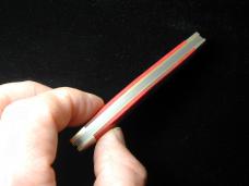 Great Eastern Cutlery GEC Red Linen Micarta Boss Bull Keeper Knife 811224 NIT Made In USA