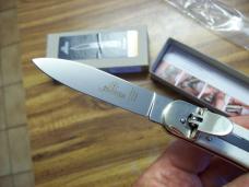 Hubertus Knife Solingen, Germany Large Size 11 White Bone Spear-Point UNUSED NIB