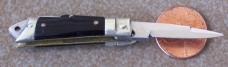 Miniature SWITCHBLADE KNIFE 1 11/16" closed mkd. STAINLESS