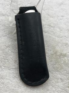 Vintage Buck Custom Shop 506 1 Blade Lockback With Embossed Leather Belt Sheath (#46)