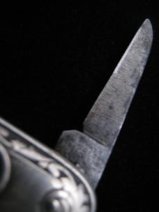 SCHRADE CUT CO - WALDEN N.Y. - STERLING SILVER - DUAL AUTO - PEN KNIFE - 1904-1946 