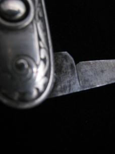 SCHRADE CUT CO - WALDEN N.Y. - STERLING SILVER - DUAL AUTO - PEN KNIFE - 1904-1946 