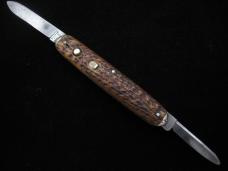 SCHRADE CUT CO - WALDEN N.Y.  - GREEN BONE - DUAL AUTO - PEN KNIFE - 1904-1946 