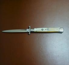 11" MADE IN ITALY (INOX)HONEY HORN "DAGGER" SWING GUARD "NICE"