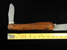 Titusville Cutlery 2024 Cocobolo Rosewood Rooster Comb Shadow Farmer Knife Rare 1 of 70 COA USA Made