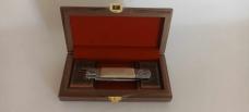 Armenia switchblade pick lock 8 inch Auto  Engraved with Mammoth Ivory with box