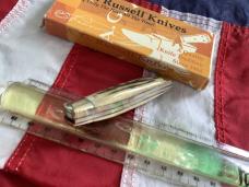 1999 Russell Stockman Pocket Knife w/ Great Stag Handles -NOS in orig box