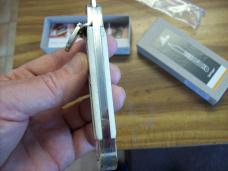 Hubertus Knife Solingen, Germany Large Size 11 White Bone Spear-Point UNUSED NIB
