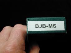 Dollar Knife Co. Blue Jigged Bone with Mammoth Shield Jack Knife from Cooper Cutlery USA BJB-MS