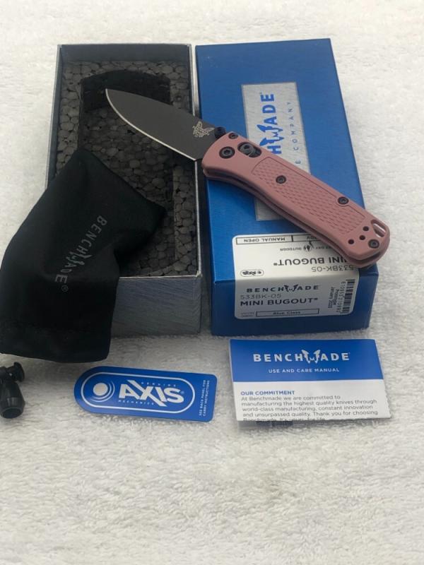 Benchmade 533BK-05 Mini Bugout Prototype Discontinued New In Box Made In USA