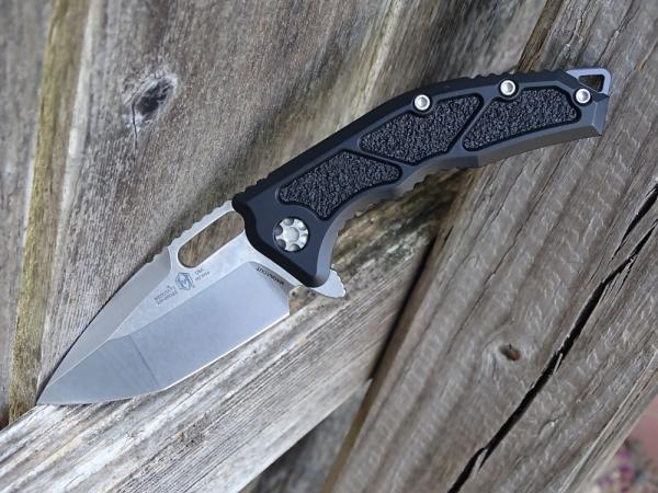Heretic Knives Medusa Folding Knife Black Aluminum Handle SW MagnaCut Blade - New