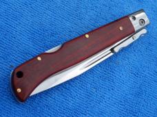 New 9" Roma style Swinguard Switchblade knife Wood handle II
