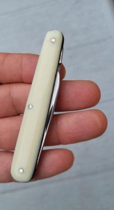 3 1/4" I*XL George Wostenholm 2-Blade Pen Knife, Made in Sheffield , French Ivory Handles