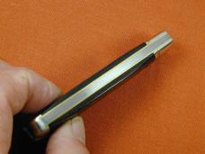 New York Knife Co. Smooth Ebony Wood Fancy Jack Knife from Cooper Cutlery USA BHJ E