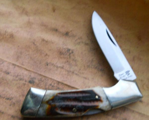 Frost Japan Stag Lock Back Knife Frost Japan Stag Lock Back Knife